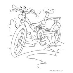 ぬりえページ: 自転車 (交通) #136985 - 無料の印刷可能なぬりえページ