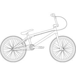 ぬりえページ: 自転車 (交通) #136992 - 無料の印刷可能なぬりえページ