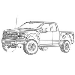 ぬりえページ: Ford (交通) #174196 - 無料の印刷可能なぬりえページ