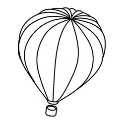 ぬりえページ: 熱気球 (交通) #134636 - 無料の印刷可能なぬりえページ