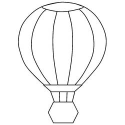 ぬりえページ: 熱気球 (交通) #134669 - 無料の印刷可能なぬりえページ