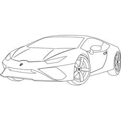 ぬりえページ: Lamborghini (交通) #174221 - 無料の印刷可能なぬりえページ