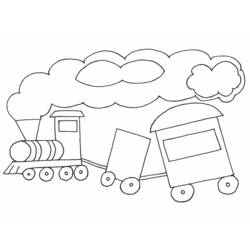 ぬりえページ: 電車/機関車 (交通) #135058 - 無料の印刷可能なぬりえページ