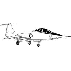 ぬりえページ: 軍用機 (交通) #141179 - 無料の印刷可能なぬりえページ