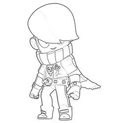 ぬりえページ: Brawl Stars (ビデオゲーム) #175471 - 無料の印刷可能なぬりえページ