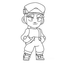 ぬりえページ: Brawl Stars (ビデオゲーム) #214762 - 無料の印刷可能なぬりえページ