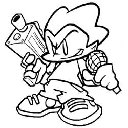 ぬりえページ: Friday Night Funkin' (ビデオゲーム) #174530 - 無料の印刷可能なぬりえページ