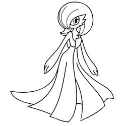 ぬりえページ: Gardevoir (ビデオゲーム) #181507 - 無料の印刷可能なぬりえページ