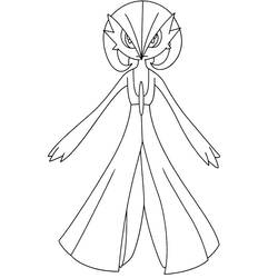 ぬりえページ: Gardevoir (ビデオゲーム) #181510 - 無料の印刷可能なぬりえページ