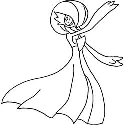ぬりえページ: Gardevoir (ビデオゲーム) #181512 - 無料の印刷可能なぬりえページ