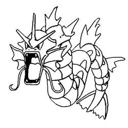 ぬりえページ: Gyarados (ビデオゲーム) #181810 - 無料の印刷可能なぬりえページ