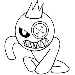 ぬりえページ: Rainbow Friends (ビデオゲーム) #201289 - 無料の印刷可能なぬりえページ