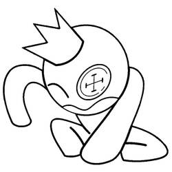 ぬりえページ: Rainbow Friends (ビデオゲーム) #201294 - 無料の印刷可能なぬりえページ