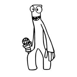 ぬりえページ: Rainbow Friends (ビデオゲーム) #201299 - 無料の印刷可能なぬりえページ