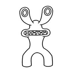 ぬりえページ: Rainbow Friends (ビデオゲーム) #201308 - 無料の印刷可能なぬりえページ