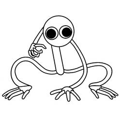 ぬりえページ: Rainbow Friends (ビデオゲーム) #201311 - 無料の印刷可能なぬりえページ