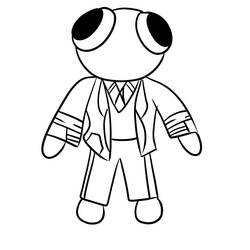 ぬりえページ: Rainbow Friends (ビデオゲーム) #201325 - 無料の印刷可能なぬりえページ