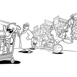 ぬりえページ: ラビッツ (ビデオゲーム) #199054 - 無料の印刷可能なぬりえページ