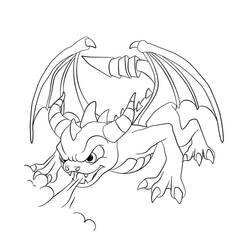 ぬりえページ: Spyro (ビデオゲーム) #205152 - 無料の印刷可能なぬりえページ