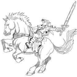 ぬりえページ: Zelda (ビデオゲーム) #113239 - 無料の印刷可能なぬりえページ