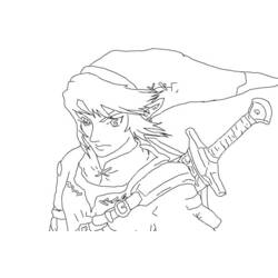 ぬりえページ: Zelda (ビデオゲーム) #113254 - 無料の印刷可能なぬりえページ