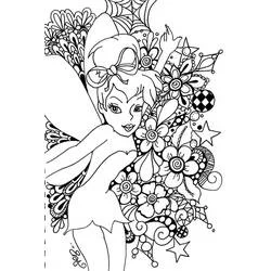 大人のディズニーぬりえ #200090 印刷して色を塗る