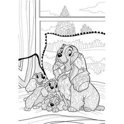 大人のディズニーぬりえ #200103 印刷して色を塗る