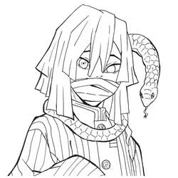 鬼滅の刃 (アニメとマンガ)ぬりえ #175948、無料で印刷して色塗り