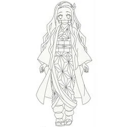 鬼滅の刃 (アニメとマンガ)の無料ぬりえ #175986、印刷してすぐ使える