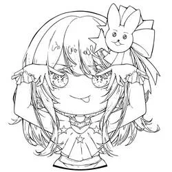 推しの子 - 無料の印刷用ぬりえ