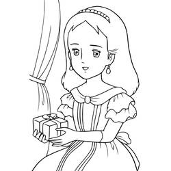 小公女セーラ - 無料の印刷用ぬりえ