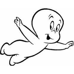 Casper - 無料の印刷用ぬりえ