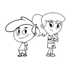 Coop Burtonburger - 無料の印刷用ぬりえ