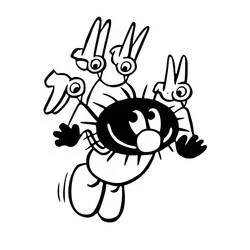 Little Hairy - 無料の印刷用ぬりえ