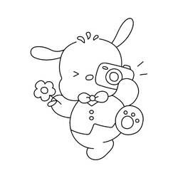 ポチャッコぬりえ #220059 印刷して色を塗る