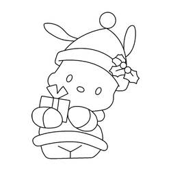 ポチャッコぬりえ #220061 印刷して色を塗る