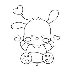 ポチャッコぬりえ #220062 印刷して色を塗る