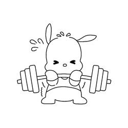 ポチャッコぬりえ #220063 印刷して色を塗る