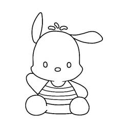 ポチャッコぬりえ #220066 印刷して色を塗る