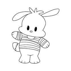 ポチャッコぬりえ #220069 印刷して色を塗る