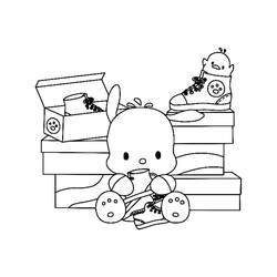 ポチャッコぬりえ #220070 印刷して色を塗る