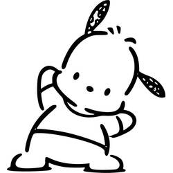 ポチャッコぬりえ #220080 印刷して色を塗る