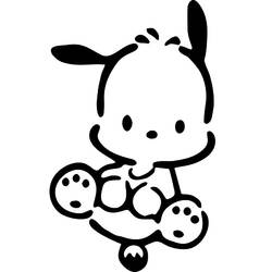 ポチャッコぬりえ #220084 印刷して色を塗る