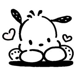 ポチャッコぬりえ #220090 印刷して色を塗る