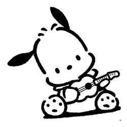 ポチャッコぬりえ #220092 印刷して色を塗る