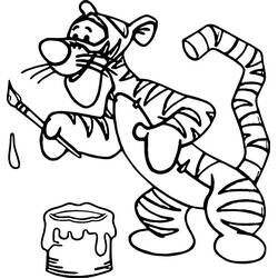 Tigger - 無料の印刷用ぬりえ