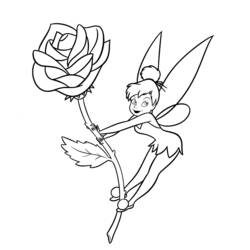 Tinker Bell - 無料の印刷用ぬりえ