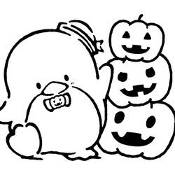Tuxedo Sam - 無料の印刷用ぬりえ