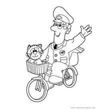 Postman Pat - 無料の印刷用ぬりえ