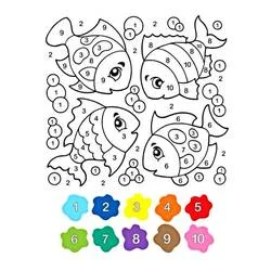 1年生マジック塗り絵ぬりえ #178224 印刷して色を塗る